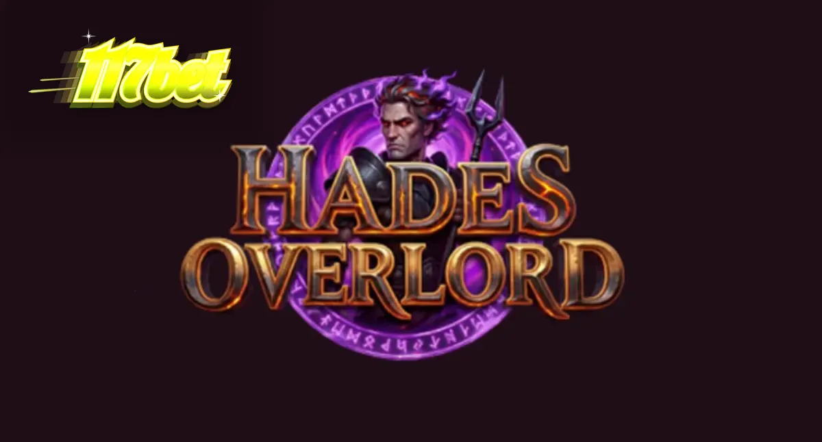 Cena do jogo de slot Hades Overlord com temática de mitologia grega e submundo.